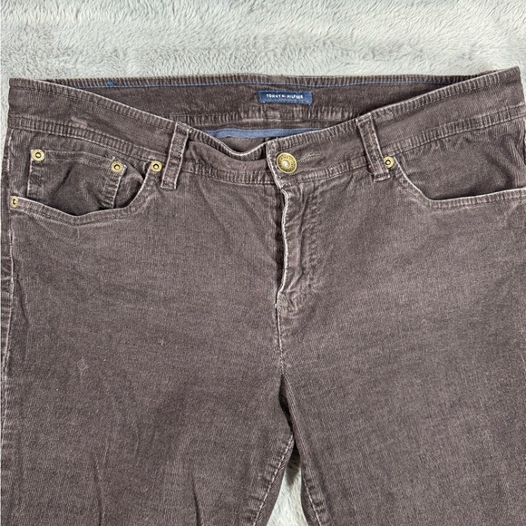 Tommy Hilfiger Brown Boot Cut Corderoy Woman’s Size 14R - Picture 4 of 15